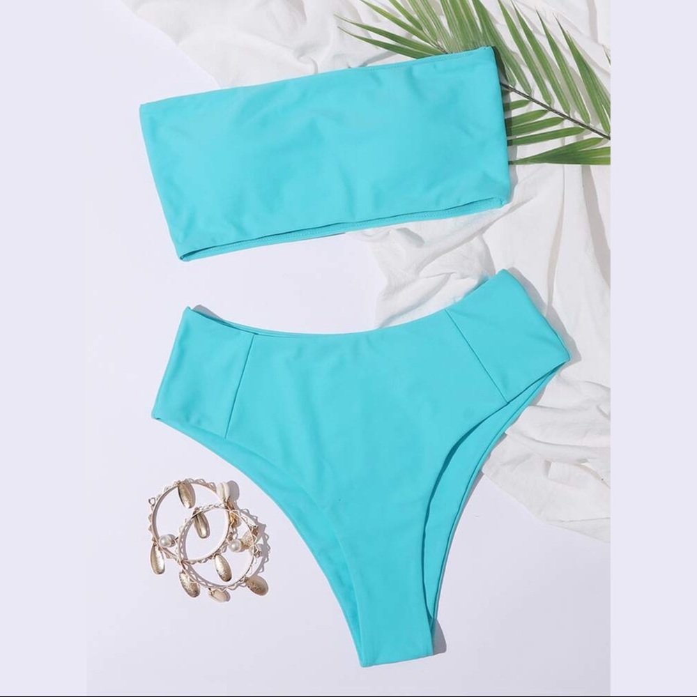Bandeau High Waisted Bikini